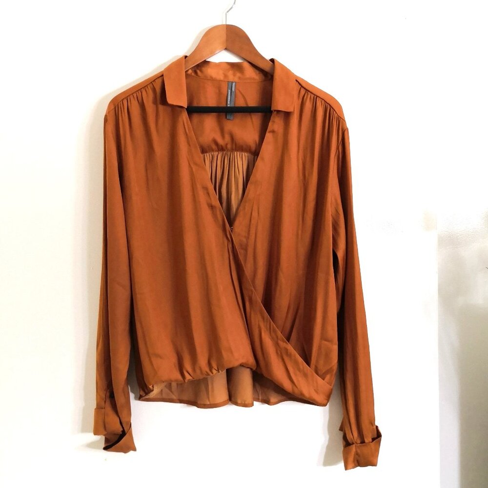 Anthropologie Rust Blouse
